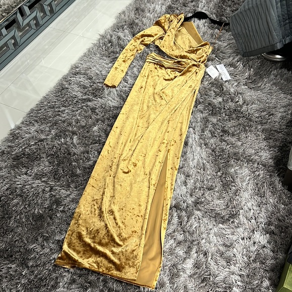 Ronny kobo lorinna dress in butterscotch - Picture 8 of 9